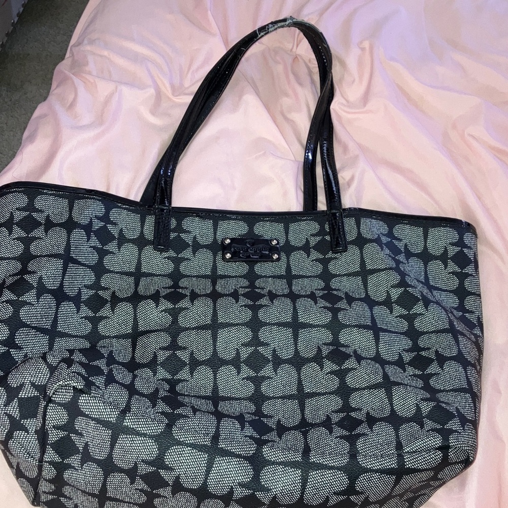 Kate Spade ♠️ Black and Gray Tote Bag